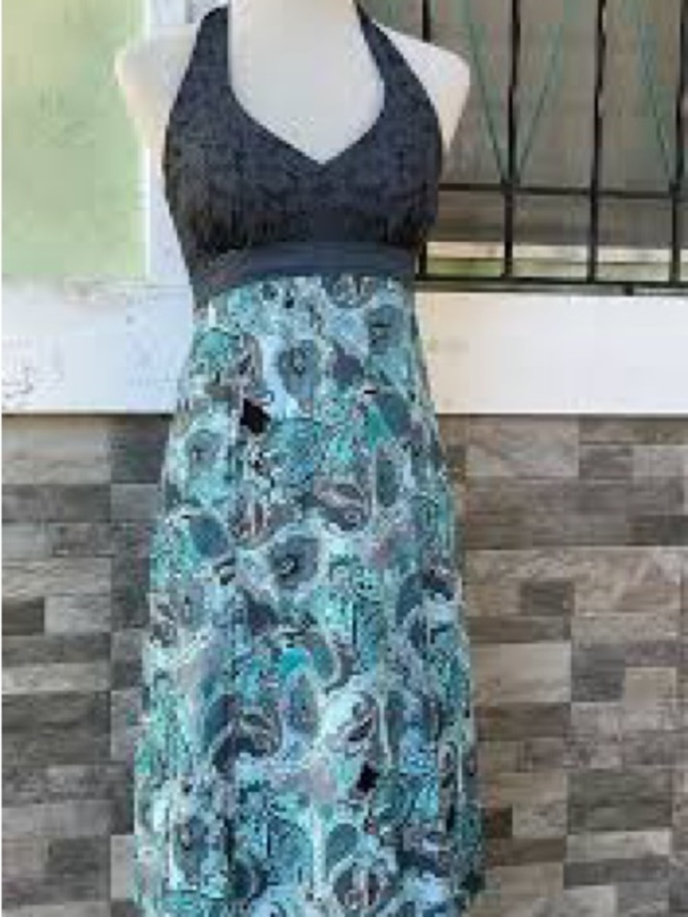 Athleta Pack Anywhere Paisley Halter Dress size 4